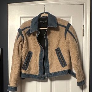 Veronica Beard Tan and Blue Jacket